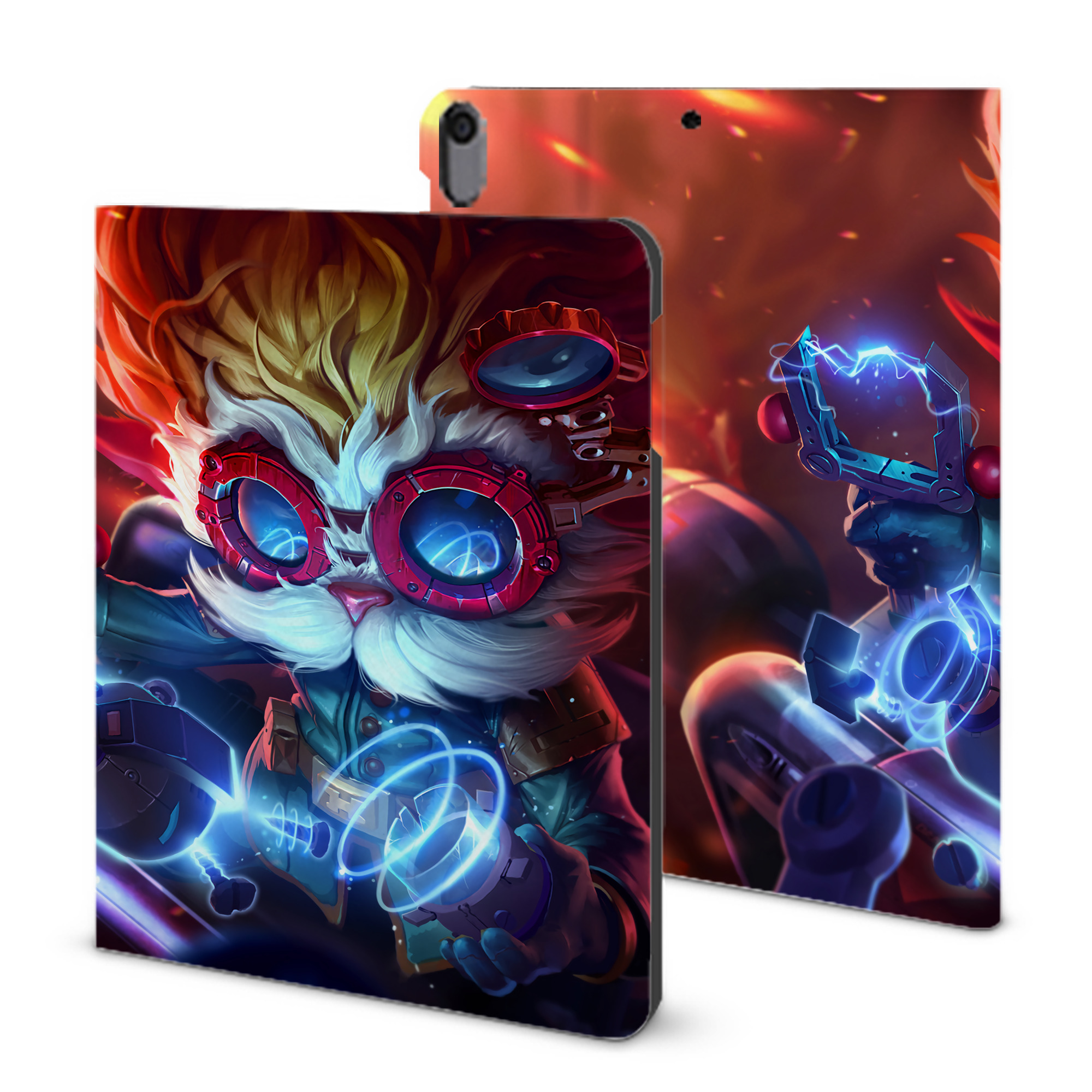 （画像用） リーグ・オブ・レジェンド League of Legends LOL IPad ケース ブック型 PUレザー TPU 耐衝撃 軽量 薄型 ペン収納なし 全面保護 IPad 各モデル対応